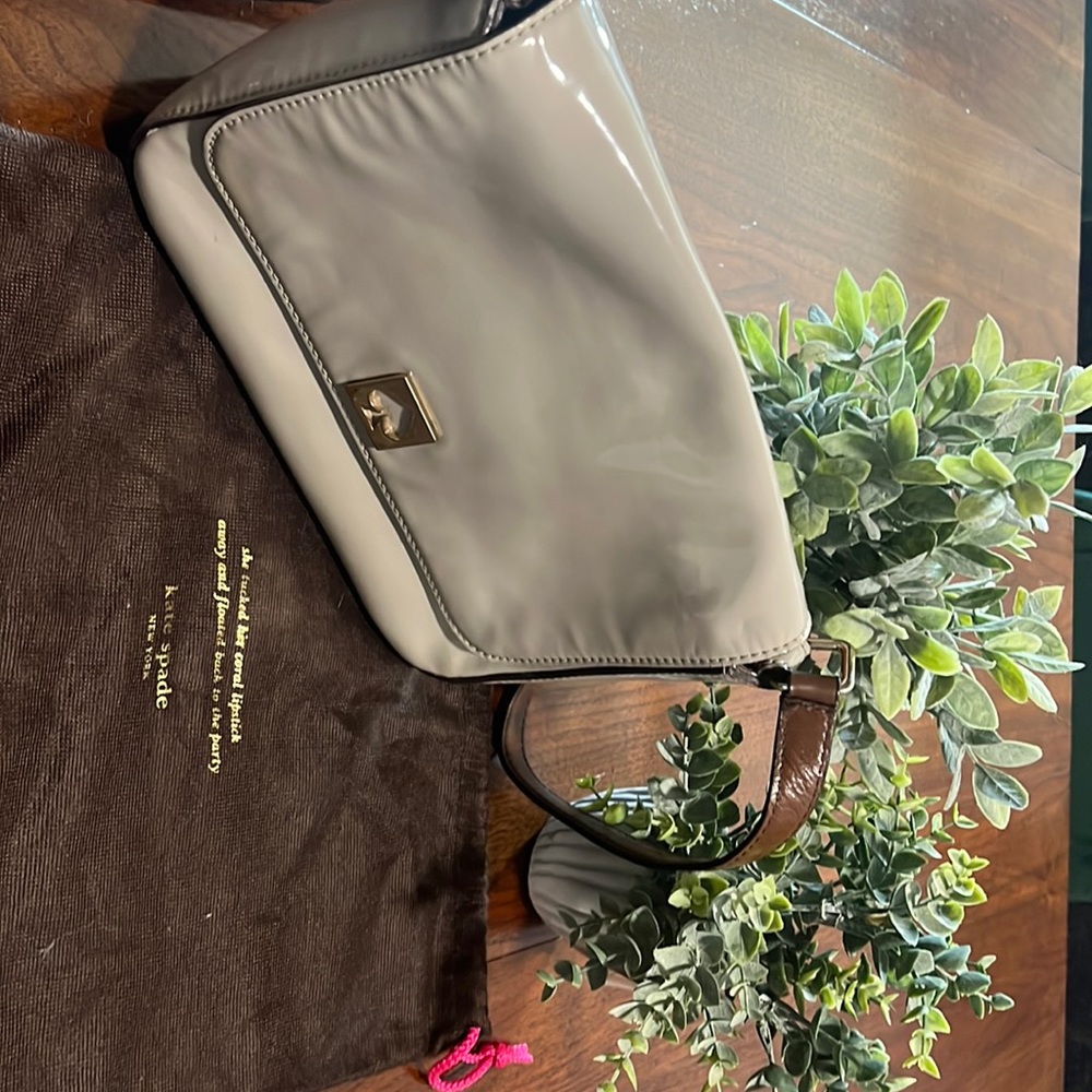 Authentic Patent Leather Kate Spade cross body bag